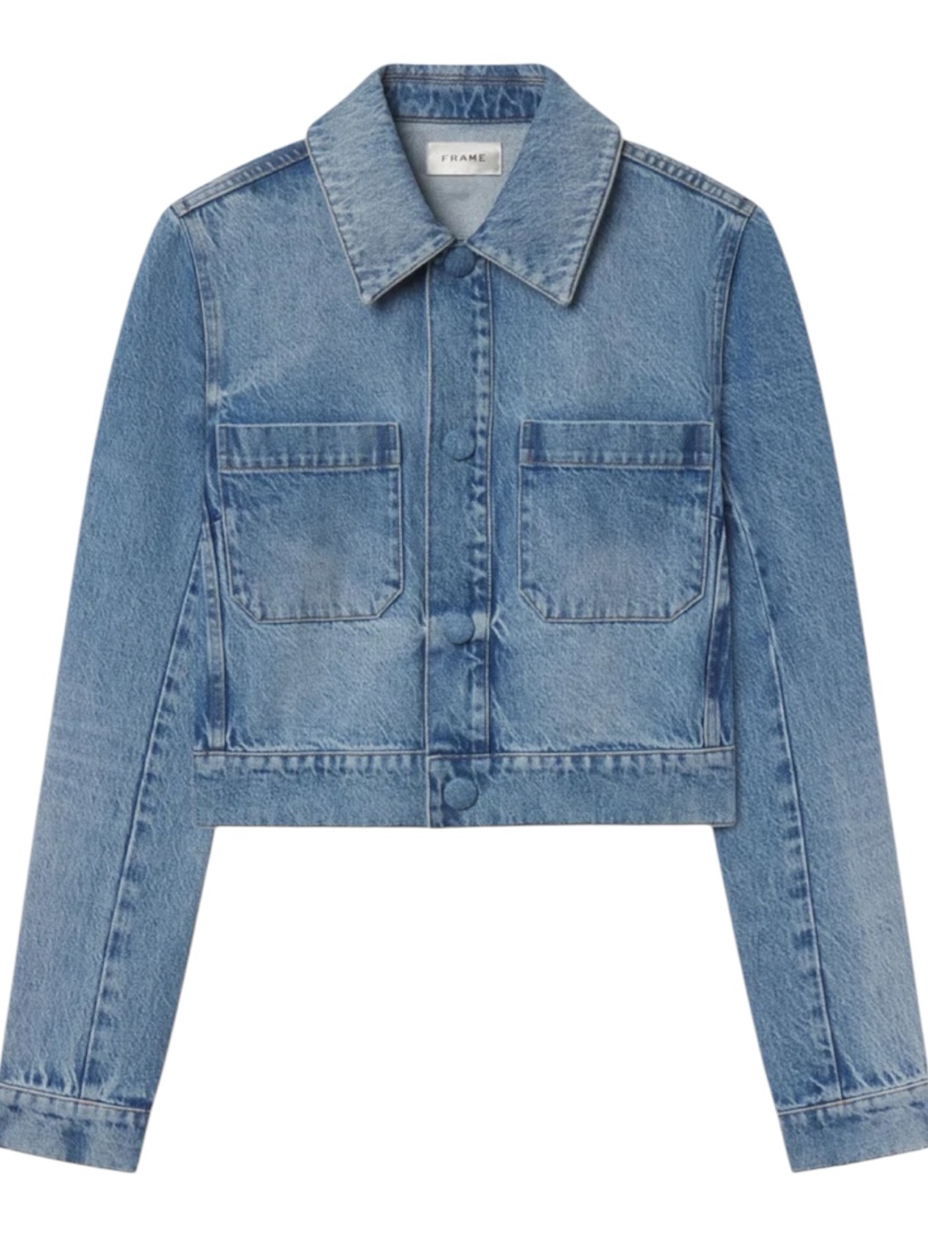 Frame The Small Denim Jacket Size Medium Nwt
